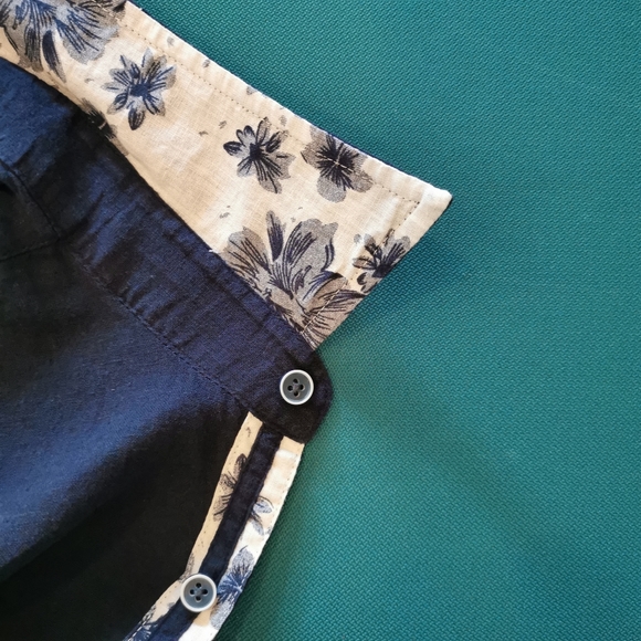 REPORT COLLECTION Men's elegant linen cotton shirt - Picture 7 of 12